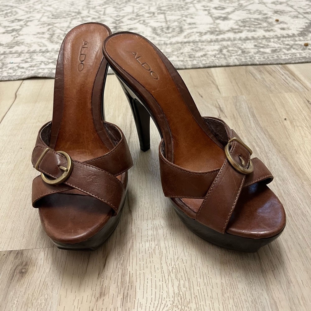 ALDO Brown Stiletto Heels
